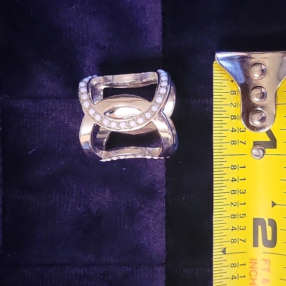 Elegant Silver Chunky Women's Ring - Picture 7 of 7